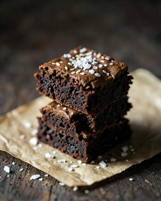 Tahini brownies